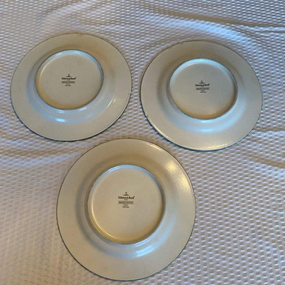Villeroy & Boch Plates - French Country a Cherry Pattern Set of 3